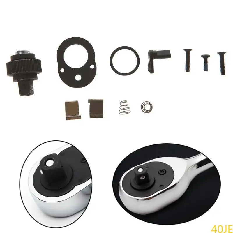 40JE 1/4 3/8 72 Teath Ratchet Socket Rench REALL REPAR