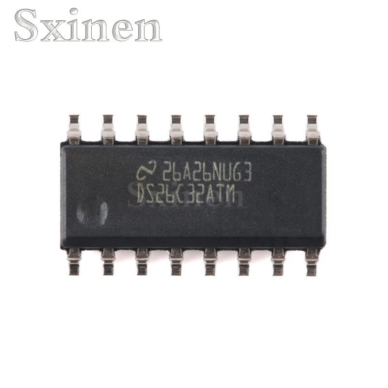 10 PCs/LOT DS 26 C 32 ATMX/NOPB SOIC-16 Four-way Differential Line Receiver Chip