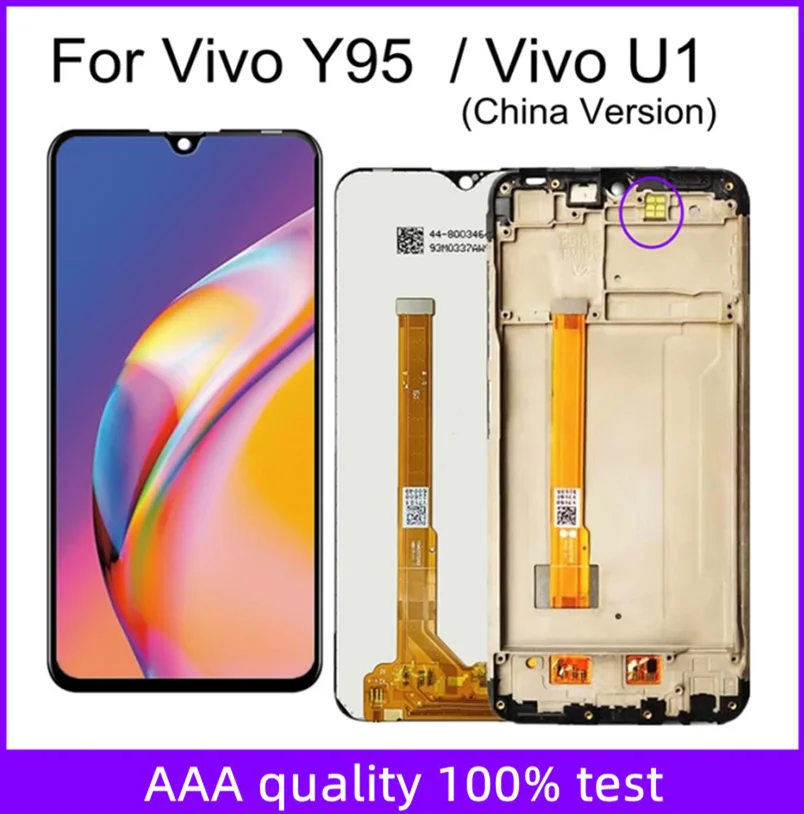 For VIVO Y95 1807 Lcd Display Screen Display With Touch Glass Digitizer Assembly For VIVO U1 China Version V1818GA LCD