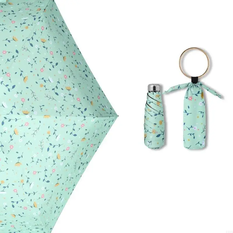 

H58B Fashion for Sun Rain Umbrella Mini Pocket 5 складные зонтики ветропроницаемые атмосферные атмосферные зонтики анти зонд для