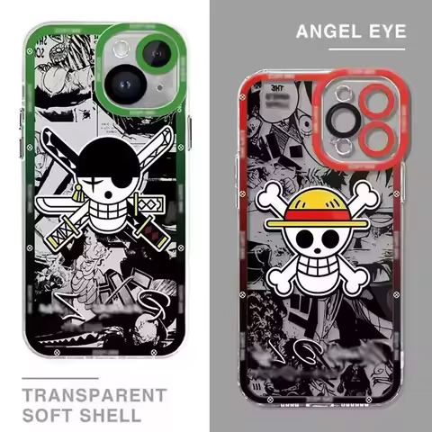 O-One Piece Luffy Zoro Phone Case For Samsung Galaxy S25 Edge S23 S22 S21 S24 Ultra Plus FE A56 A26 A36 5G A16 A06 4G A17 A07