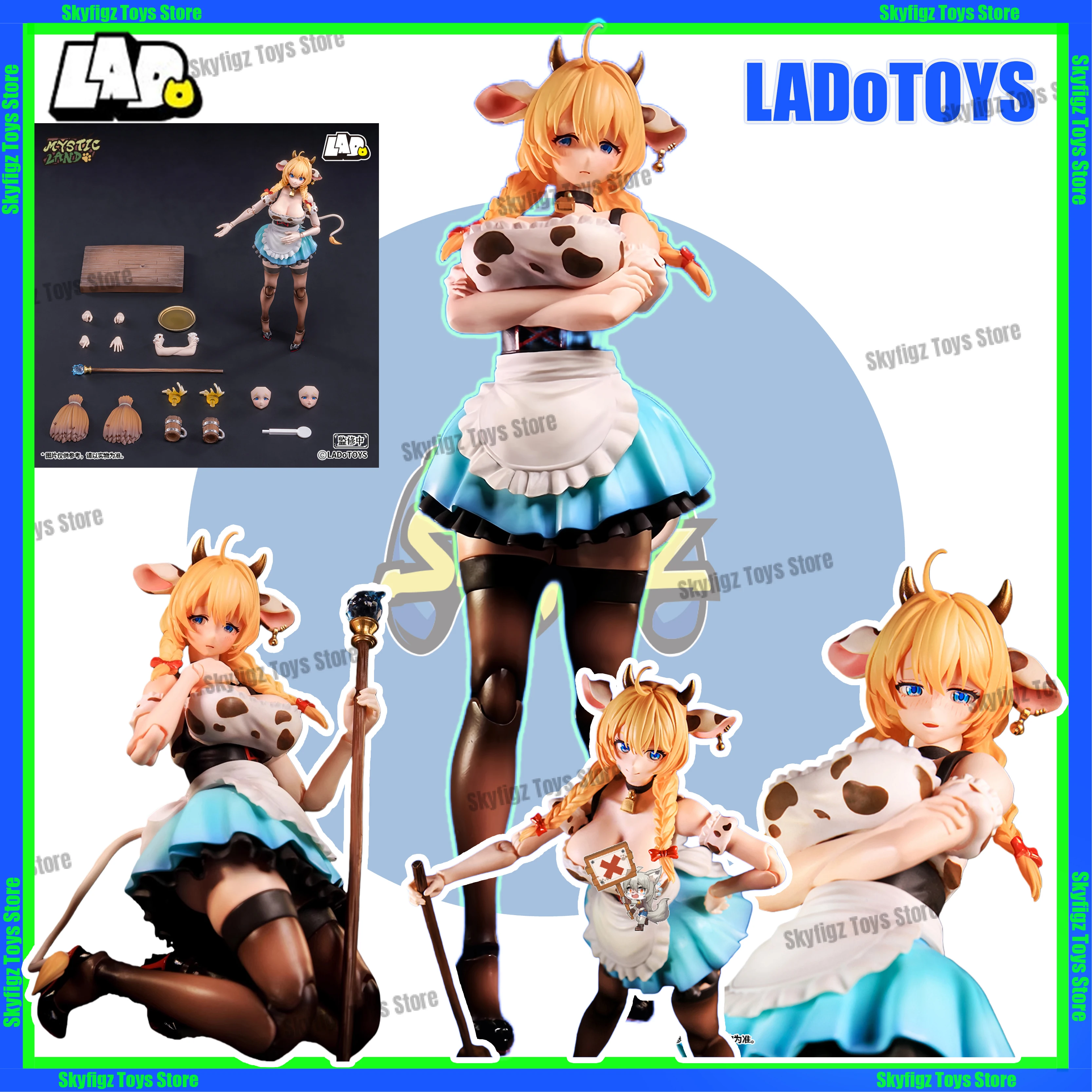 

LADoTOYS Magic Continent Daisy Drinking Beer Girl 1/12 Movable Finished Product Action Figure Collectible Gift