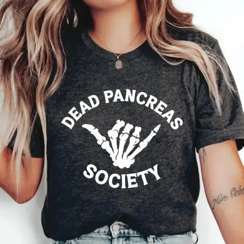 T-Shirt zur Diabetes-Aufklärung: Dead Pancreas Society Diabetic