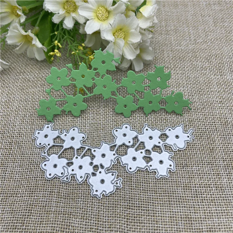 Flower Frames background Metal Cutting Dies Stencils For DIY Scrapbooking Decorative Embossing Handcraft Template