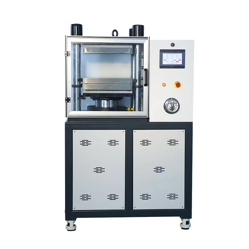 Plastic hot and cold t press, sample making machine