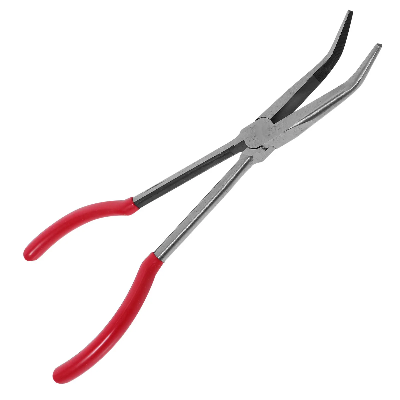 Bent Nose Jewelry Pliers 45 Degrees Mini Precision Wire Bending Tools for Jewelry Crucible Melting Bowls Metal Crafting Crucible