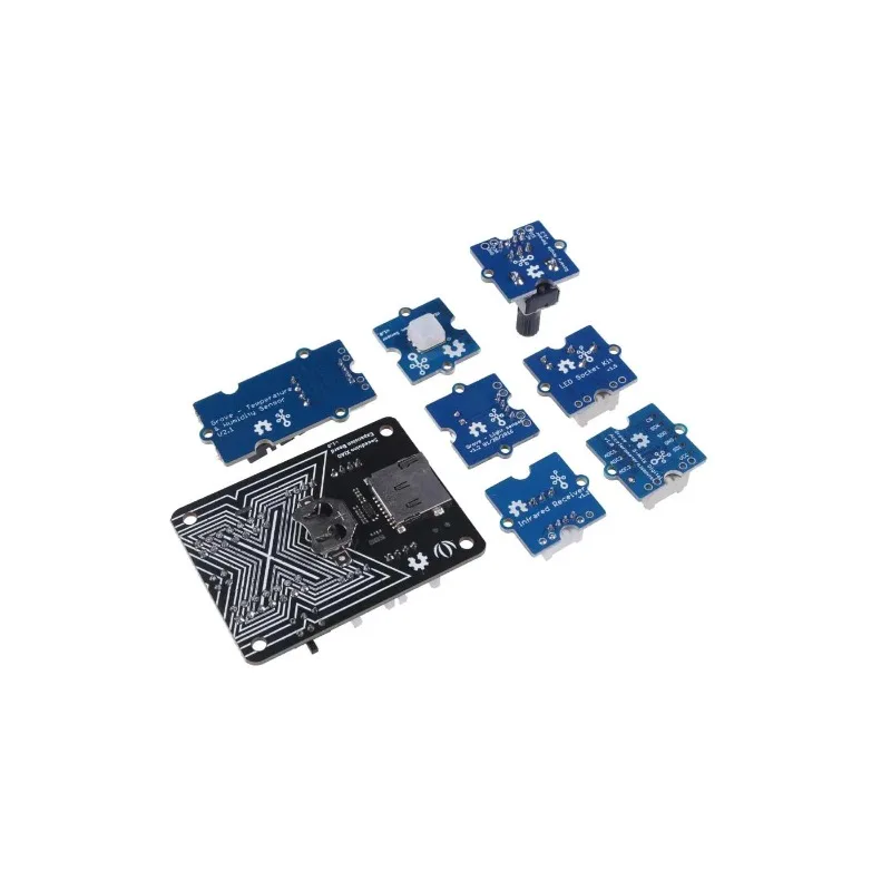 Grove Starter Kit for Seeed Studio XIAO, Grove Sensor Beginner Kit, Grove Modules, Controllable Components, with Free Courses
