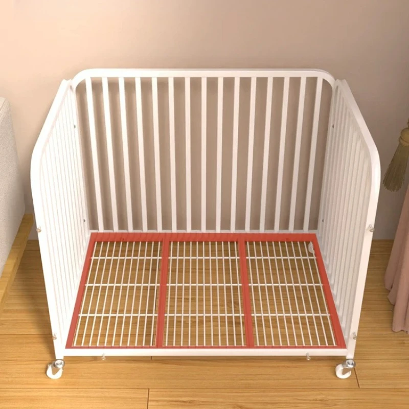 Large Luxury Modular Dog Fence Supplies Grating Circle Acrylic Nordic Indoor Dog Fence Balcony Folding Barrera Perro Home Decor