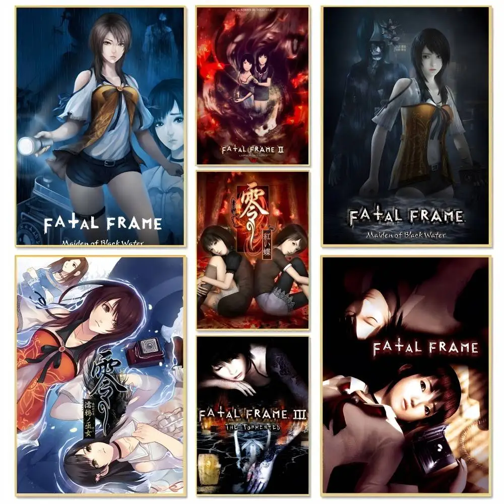 Video Game F-Fatal F-Frame Poster High-Quality Aesthetic Wall Painting Stickers For Dormitory And Living Room Decor