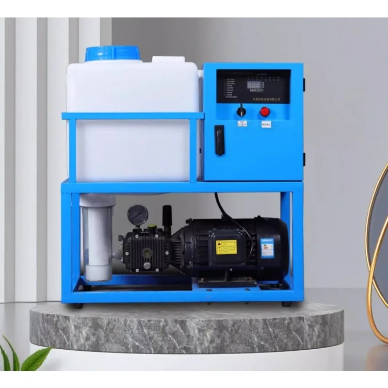 تبريد المزرعة ارتفاع ضغط الانحلال رذاذ الضميمة رذاذ تخفيض الغبار الدفيئة رش آلة الضباب المناظر الطبيعية