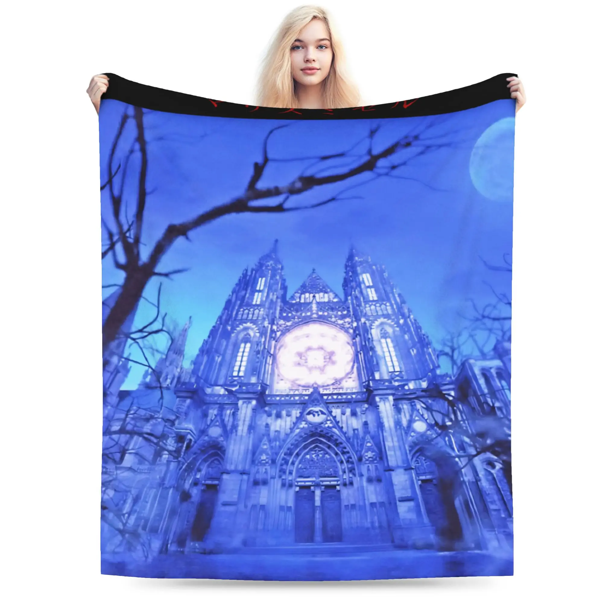 Malice Mizer Band Flannel Blanket Winter  Soft Durable Bedding Throws for Students Home Decor Novelty Bedspread Sofa Bed Cover