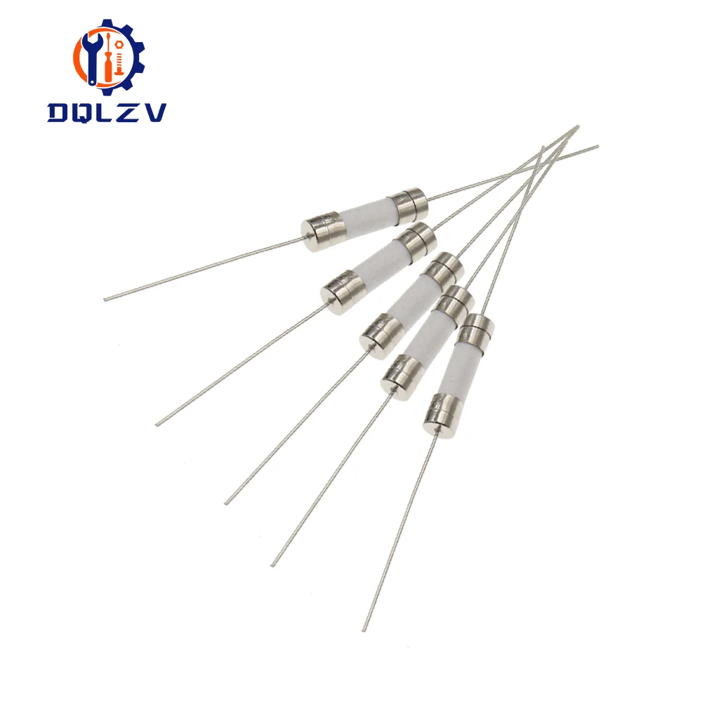 Quick Break 5X20MM Ceramic Fuse Slow Blow Tube Fuse With Pin 5*20MM 250V 0.5A 1A 2A 3A 4A 5A 6A 7A 8A 10A 12A 15A 20A 25A 30A