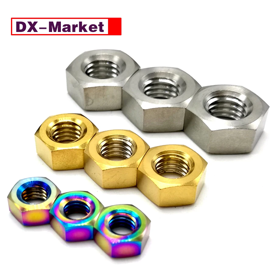 

TC4 Titanium Hex Nut Fasteners ,E002