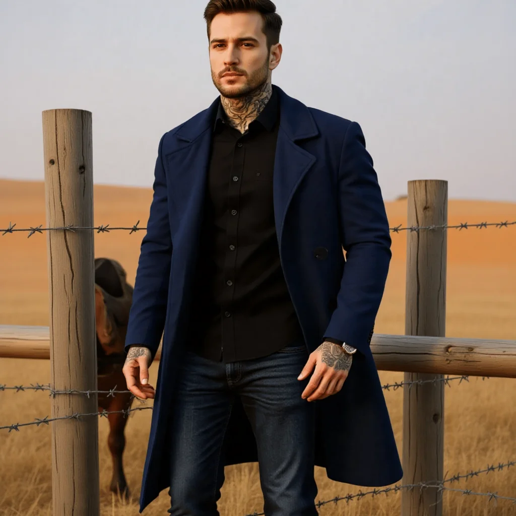 Men's Business Double-Breasted - Men'S Urban Formal Wear ulasan dan harga