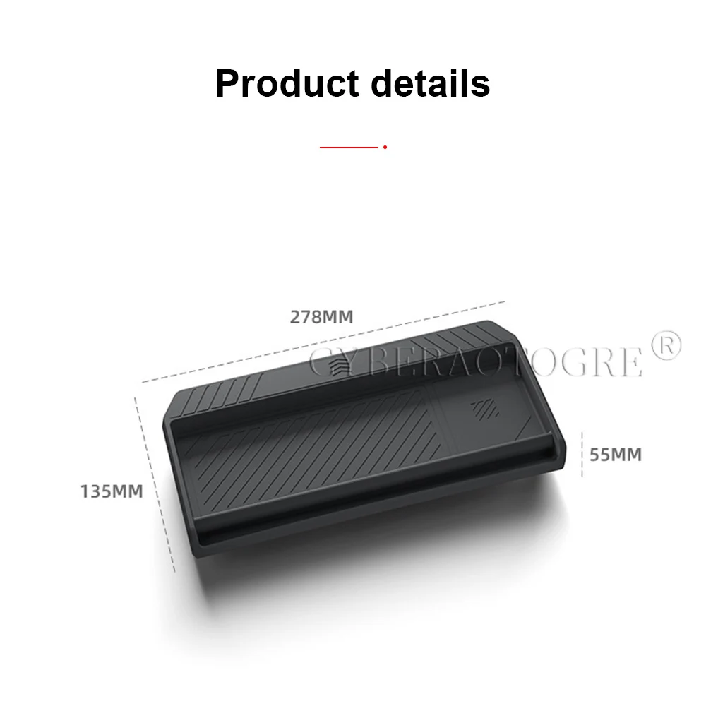 ل تسلا نموذج Y جونيبر 2025 شاشة لوحة القيادة الخلفية صندوق تخزين الأنسجة صينية لنموذج 3 هايلاند لوحة القيادة قوس ECT لوحة