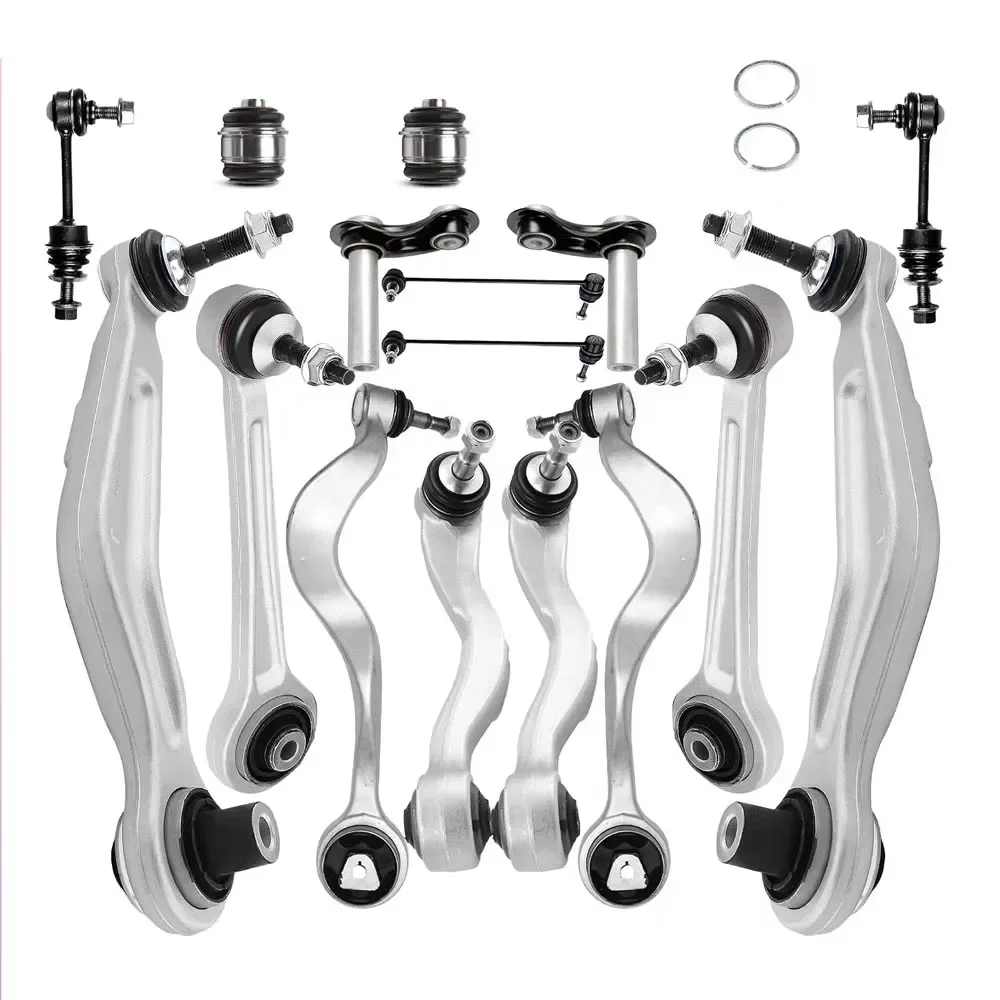Chassis Parts Front Rear Control Arm Sway Bar Link Suspension Kit Fit 2.0 3.0 4.0 L 06-10 For BMW E60 E61 525i 528i 530i 550i M5