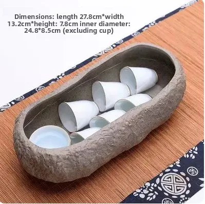 Keramische Rock Modder Imitatie Steen Thee Wassen Pen Wassen Thee Kopjes, Huishoudelijke Theeservies Accessoires, Extra Grote Wastafel