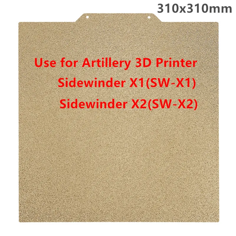 

ENERGETIC 3D Printer Textured PEI 230*230/310*310mm Flexible PEI Steel Build Plate for Sidewinder SW-X1/X2/Genius Pro/Hornet