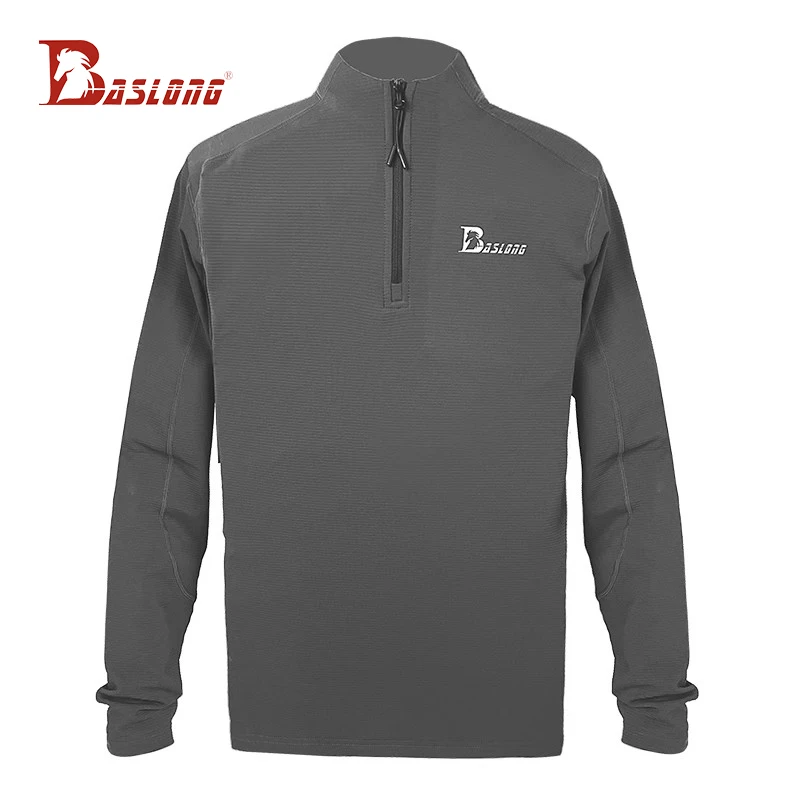 Baslong 266.4 سنتيمتر الفروسية طويلة الأكمام الخريف/الشتاء رقيقة الصوف الفروسية تي شيرت التجفيف السريع تنفس ركوب تي شيرت معدات الفروسية #3