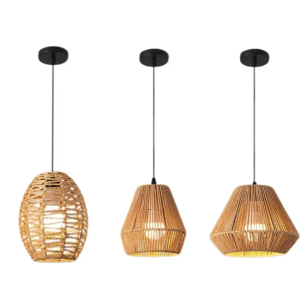 Rustic Chandelier Pendant Lamp Flame Hanging Lamp Vintage Boho Hanging Lamp Dining Table Lamp Living Room Lamp E27 Socket