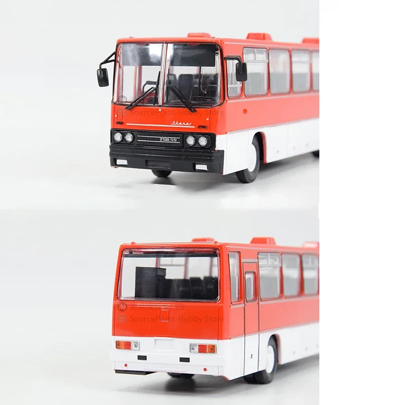 1/43 Hungary Ikarus IKARUS-250.59 Classic Intercity Bus Alloy Die Cast Model Childhood Friend 80\'s Bus Adult Collectible Souveni