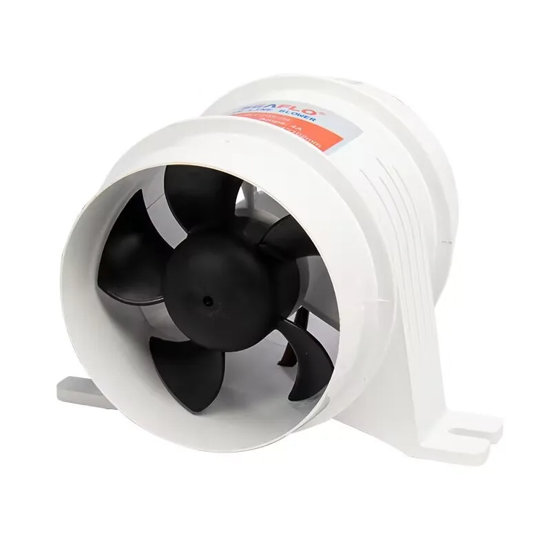 3inch 4inch 75mm 100mm inline air blower 12V SFIB1-235-04 RV boat bilge ventilation fan