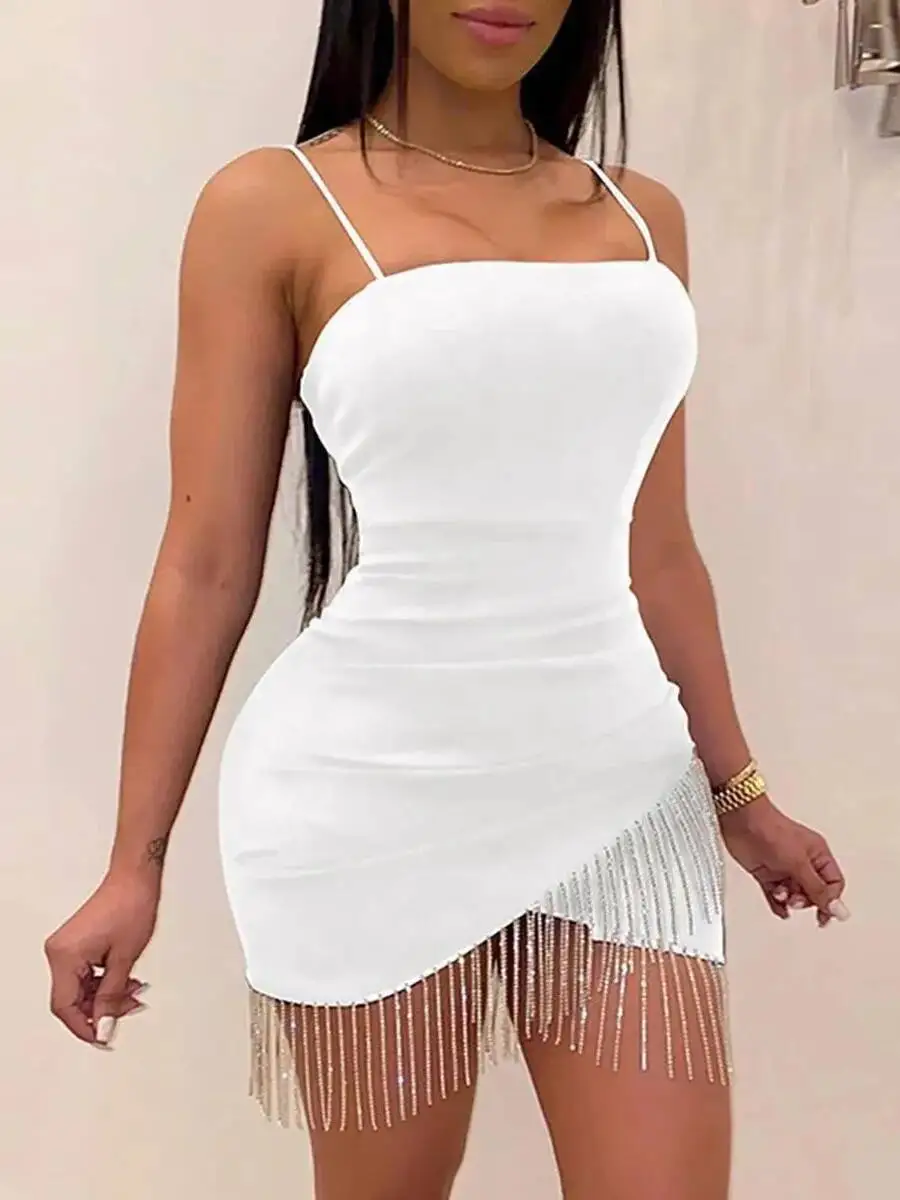 Nouvelle Collection Été 2026 : Robes Courtes Sexy et Ajustées pour Femmes, Modèles à Bretelles Croisées, Robes Débardeur Mini, Hauts Tendance ZWZ8