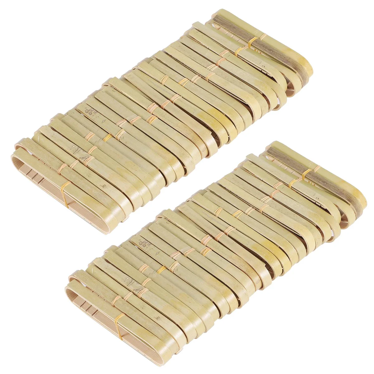 ABZV-50 Stuks Tang Wegwerp Kookgerei Mini Bamboe Tang Natuurlijke Toast Tang voor Koken