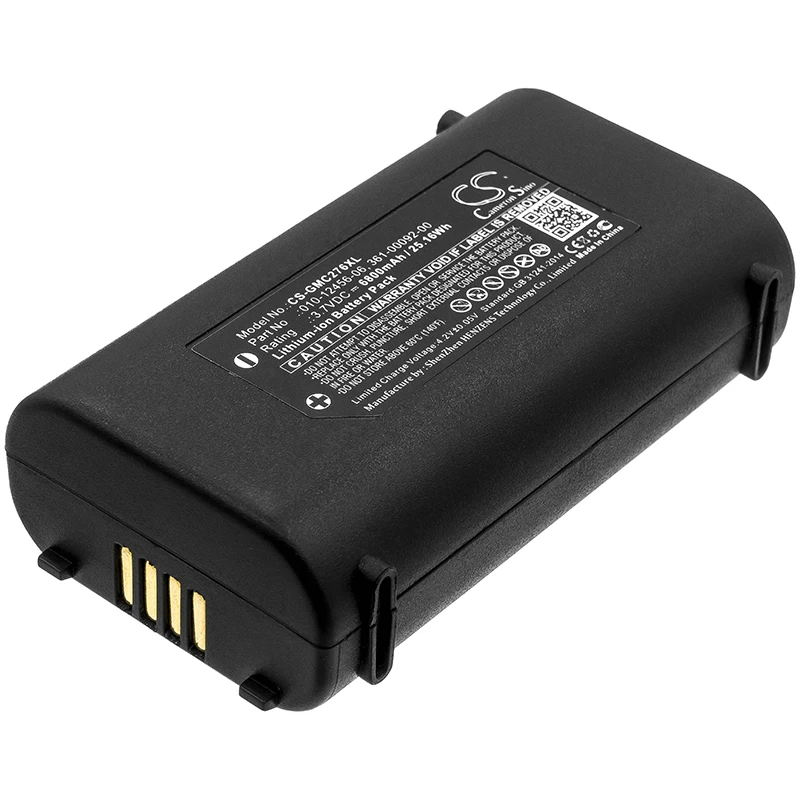 

Li-ion GPS, Navigator Battery for Garmin, 3.7V, 6800mAh, Compatible Models: GPSMAP 276Cx