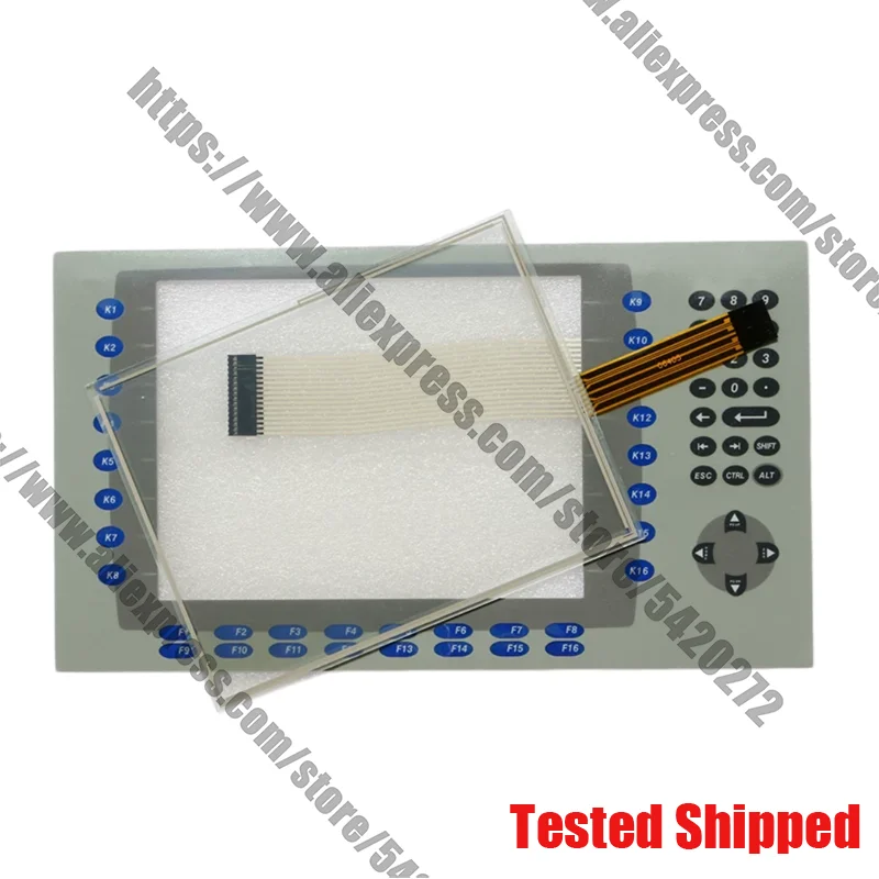 Touch Screen Panel for 2711P-K10C6D6 2711P-K10C6D7 2711P-K10C15D2 2711P-K10C6A2 with Membrane Keyboard