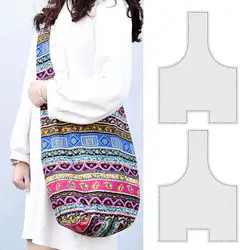 Shoulder Bag Stencil Templates Cloth Shoulder Bag Sewing Patterns Set Clear Quilt Stencils Handbag Craft Tools Supplies