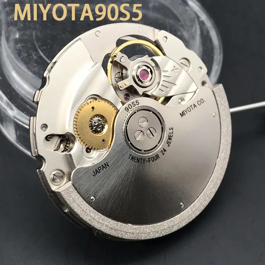 

Ultra-thin Miyota Mechanical Movement 90S5 for Luxury Brand Wristwatch Mens Automatic 24 Jewels Skeleton Self-winding Movement