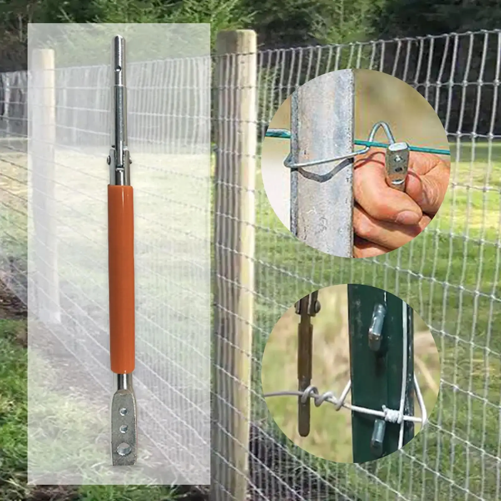 

Крепежный зажим для забора с 3 отверстиями, зажимы для Т-образной стойки, инструмент для ремонта сада, фермерского дома