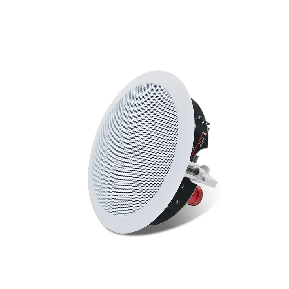 6-дюймовый потолочный стерео-динамик с поддержкой Wi-Fi, Bluetooth, для домашнего кинотеатра, фоновой музыки, аудиосистемы общественного вещания, 6 шт.