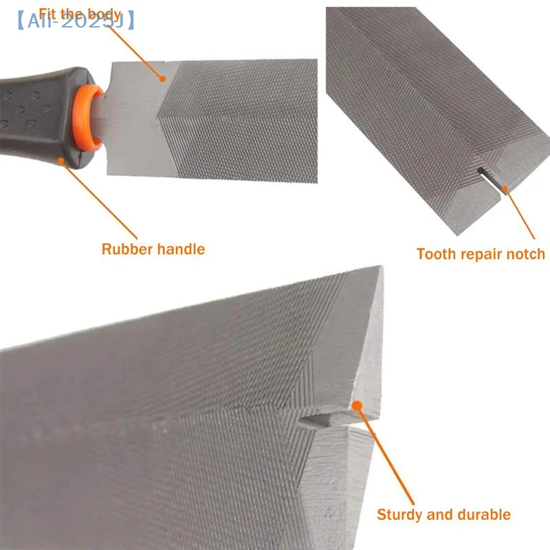 1/2/3Pcs 6 Inch Metal Flat File Tool Triangle Saw File Hand Saw Files For Metal Wood Plastic Grinding Tools