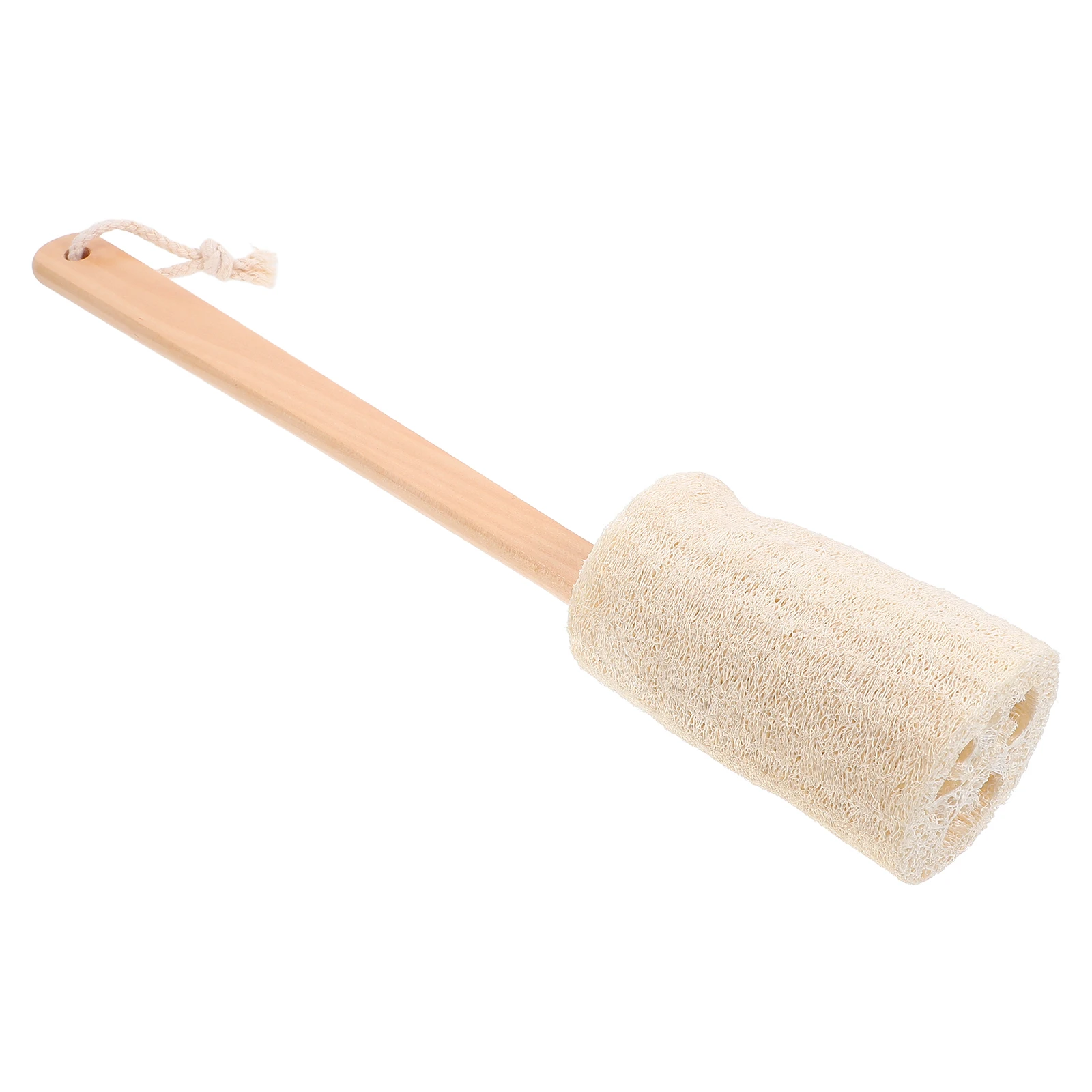 

Loofah Shower Brush Bath Sponge Body Cleaning Exfoliating Long Handle Wood Loofah Skin Scrubber Home Bath Body Wash