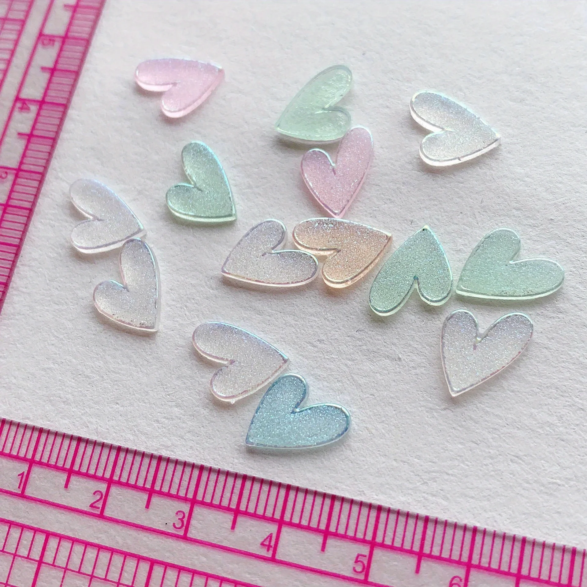 

100 шт., цветная смола, мини-закрученное персиковое сердце, нашивка для дизайна ногтей, ювелирные аксессуары, шпилька для телефона, аксессуар для украшения своими руками