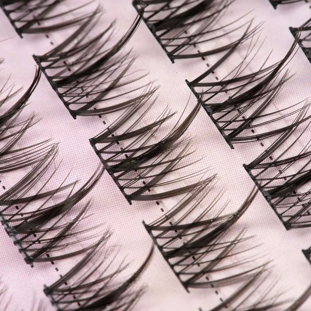 Wimpers Verlenging Individuele Cluster Wimpers DIY Nep Pluizige Valse Wimpers Make Zoete Gesegmenteerde Wimpers Bundels DIY