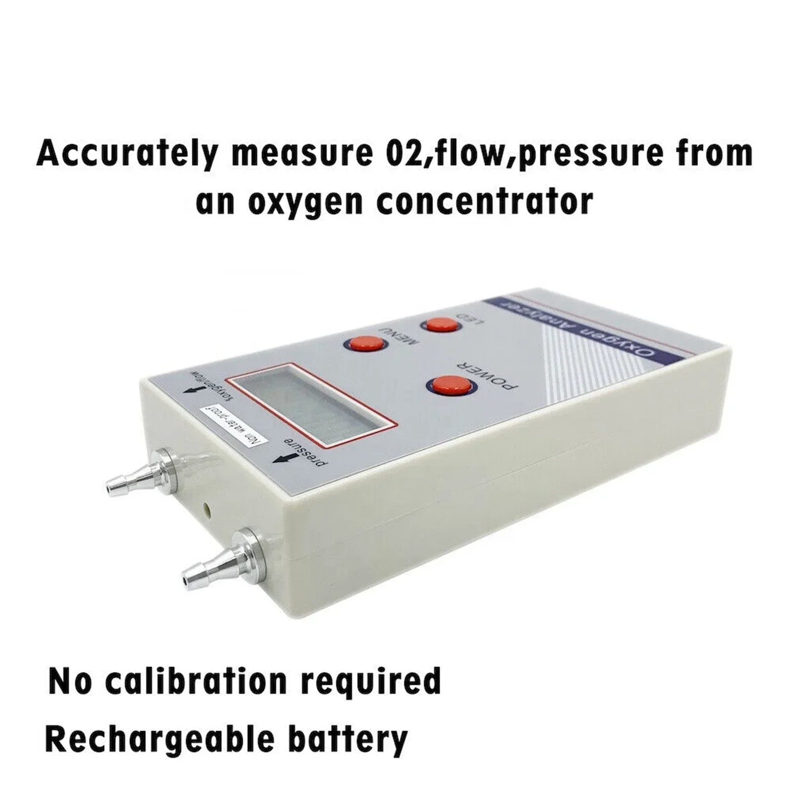 2024 New Oxygen Analyzer Professional Portable O2 Oxygen Concentration Meter Detector 21%-100% Co2 Meter Gas Detector