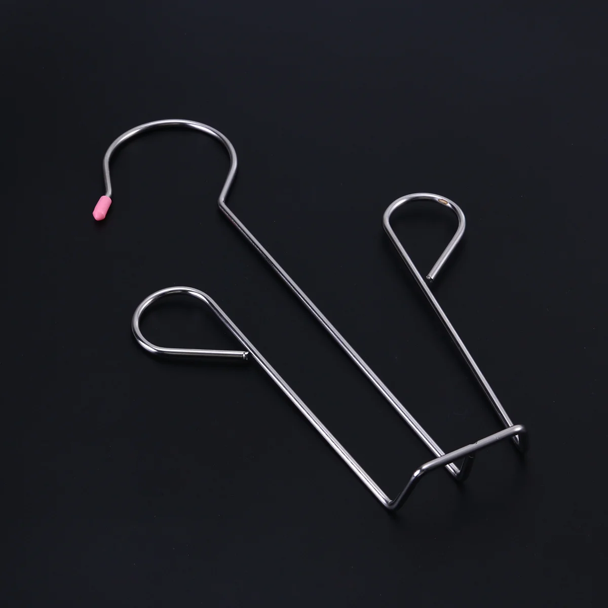 

2Pcs Premium Shoe Dry Rack Stainless Steel Boot Stretcher Stand for Maintaining Shape Quick Drainage Hanger Silver