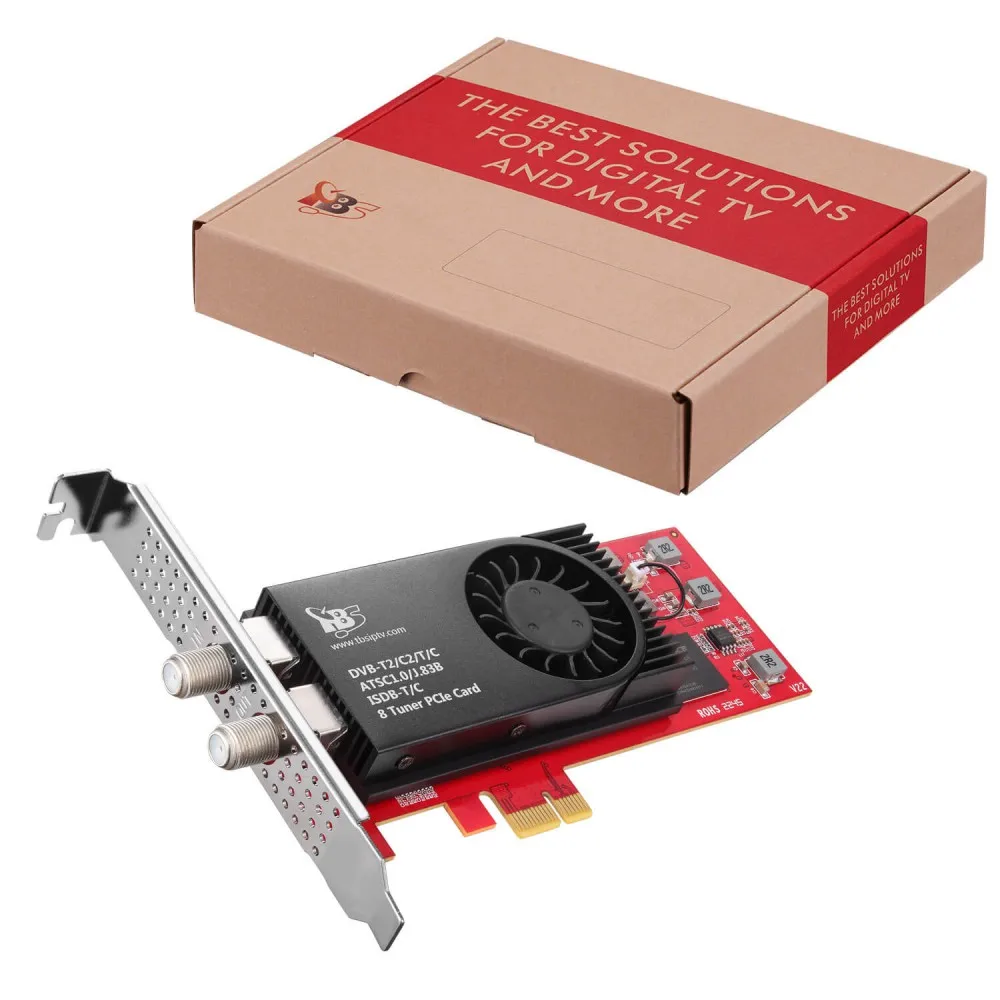 بائع الذهب TBS6209se DVB-T2/C2/T/C(J.83A/B/C)/ISDB-T/C /ATSC1.0 بطاقة موالف تلفزيون ثماني