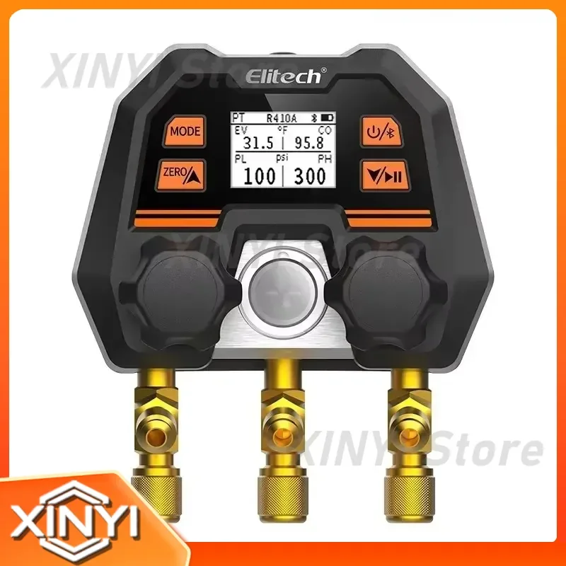 for snow refrigerant digital fluorine adding gauge DMG-4B electronic pressure gauge