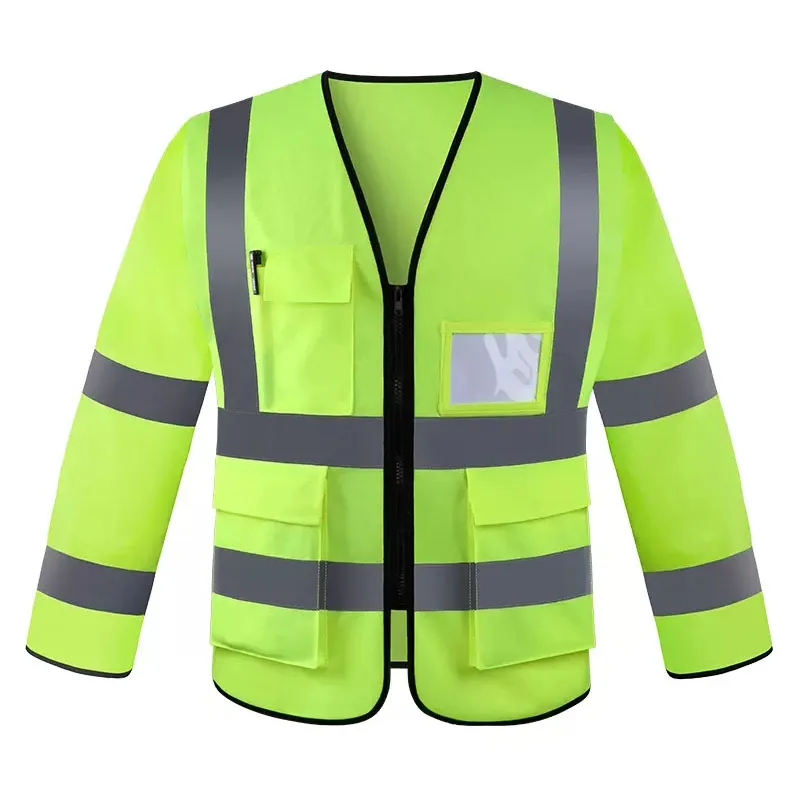 Reflective Clothing Long Sleeve Safety Clothing Workwear Sun Protection Clothing Men Dirt-resistant