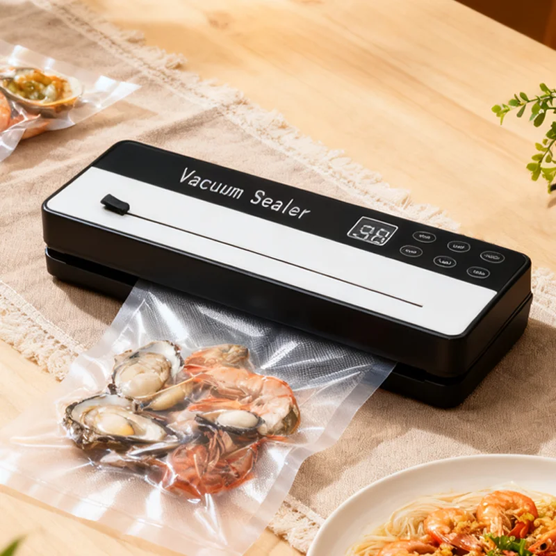 آلة الختم فراغ الختم لتخزين المواد الغذائية 60Kpa شفط كبير سريع فراغ التلقائي بالكامل آلة ختم البلاستيك الغذاء