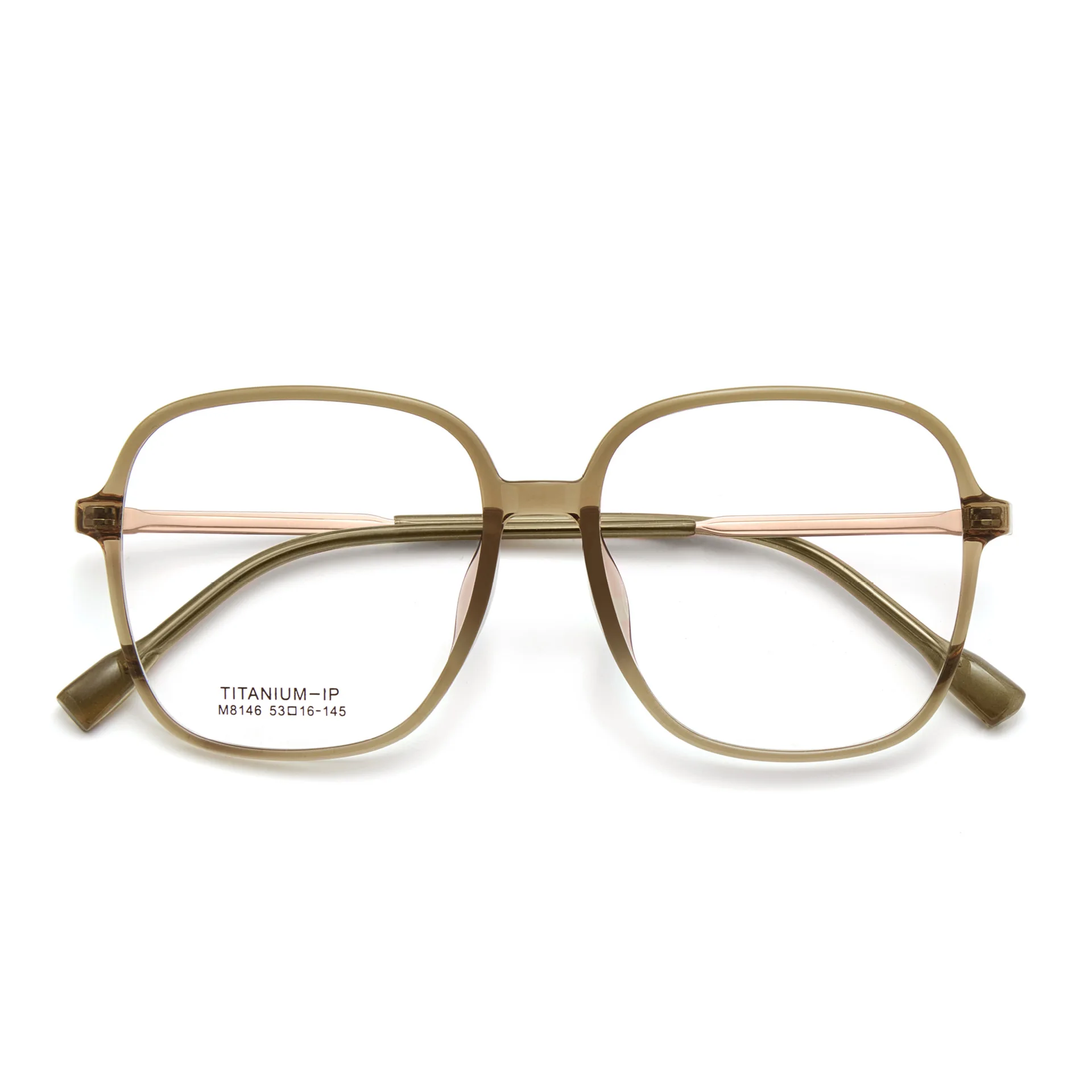 HONGMEI Geometric Pure Titanium Optical Prescription Eyeglasses Frames Optical Prescription Eyeglasses Frames For Men and Women