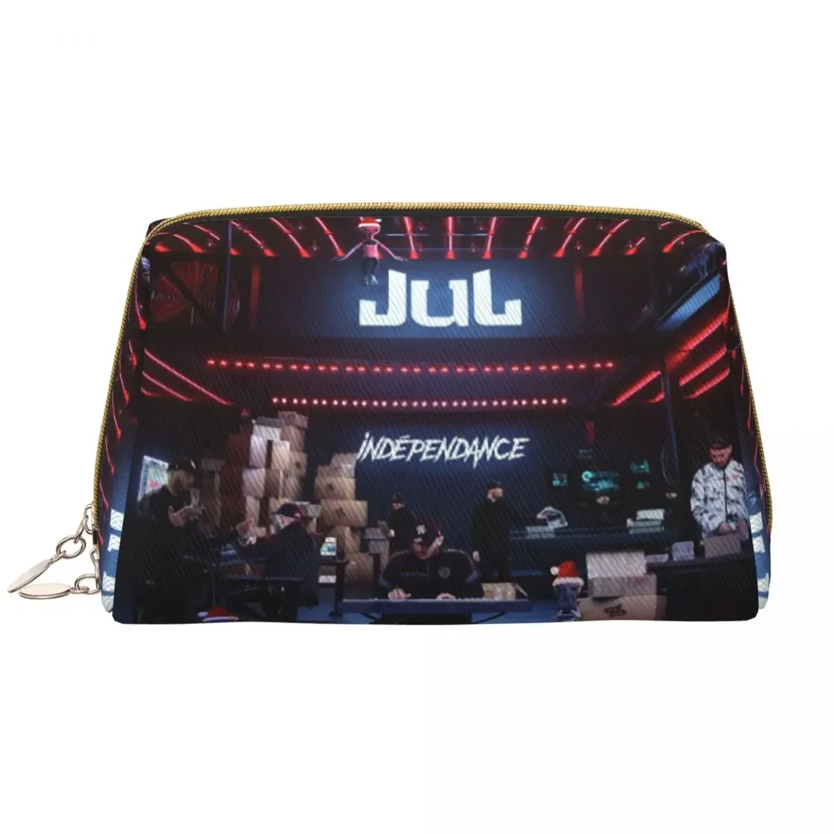 Fashion Jul Independence Album Cover Travel Toiletry Bag Women Makeup Cosmetic Organizer Beauty Storage Dopp Kit