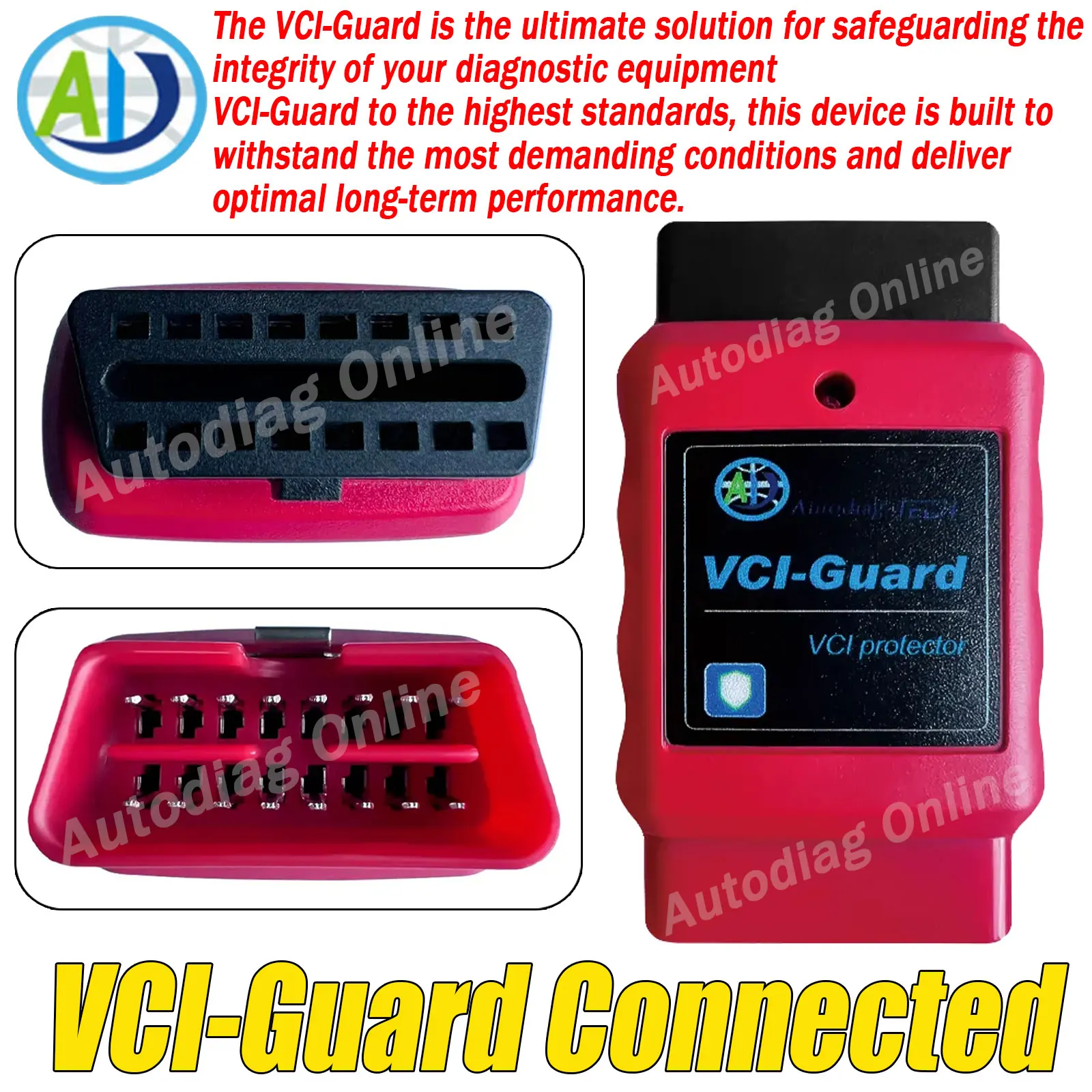 

VCI Guard Protective Device for Diagnostic Tools Vehicle Communication Interface Connected to OBD2 Diagnostic Scanner VCI Guard