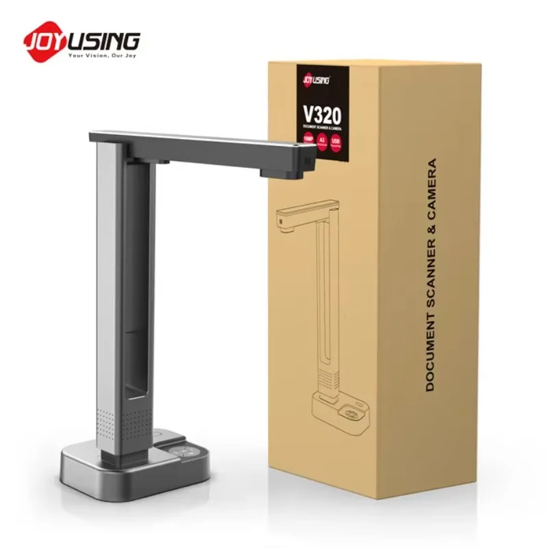 2026 Joyusing V320Pro 16.0MP A3/A4 Portable Document Book Scanner With Built-in Microphone 4 Laser Beams and OCR Recognition view 3