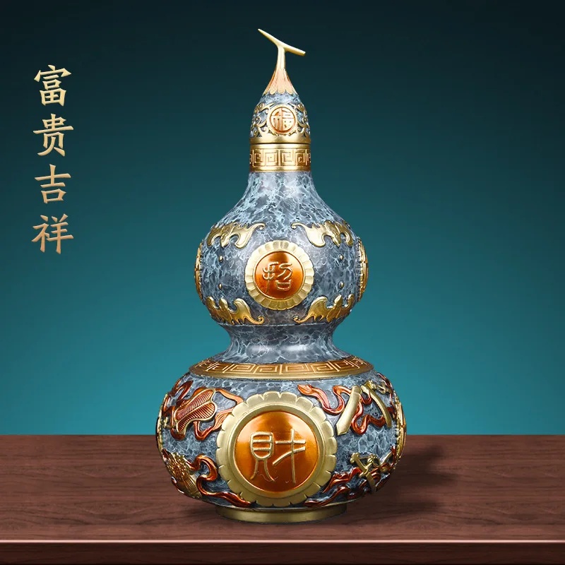 Ornament Chinese style living room entrance wine cabinet decoration office housewarming gift