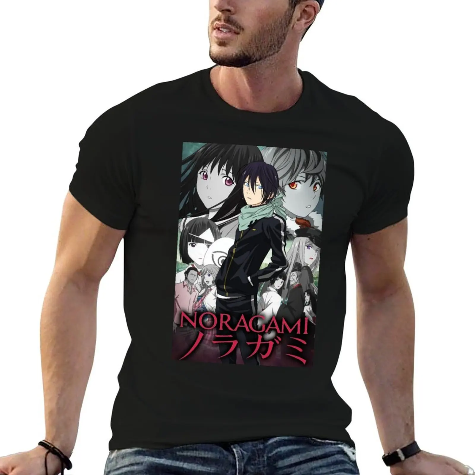 

Noragami Poster Impression photo T-Shirt g man t shirts for men t shirts for man cotton funny T-Shirt